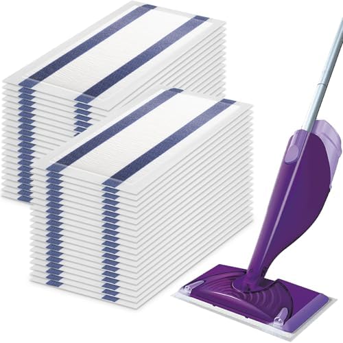 48 Pack Swiffer WetJet Replacement Pads - Heavy Duty Mopping Cloths