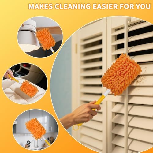 REBLEU Reusable Duster Refill - 4 Pack for Swiffer Hand Duster