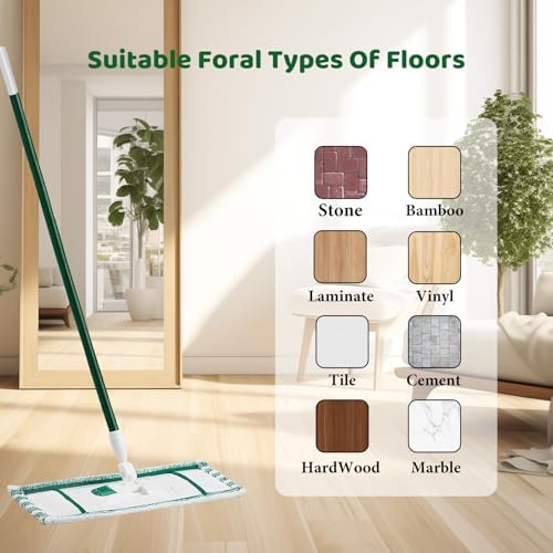 4 Pack Mop Pads for Libman Microfiber Dust Mop
