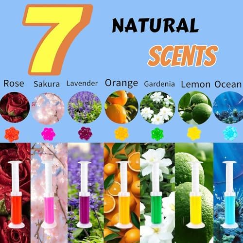 Toilet Gel Stamp with 7 Scent Options
