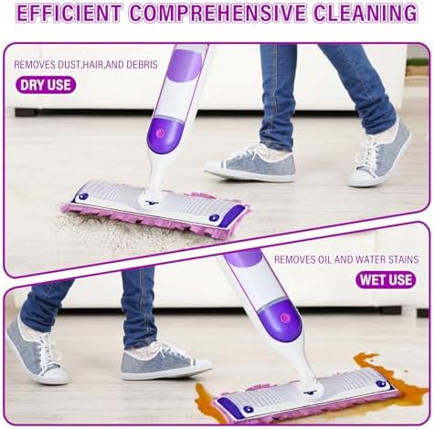 Reusable Swiffer PowerMop Pad Refills 6Pcs