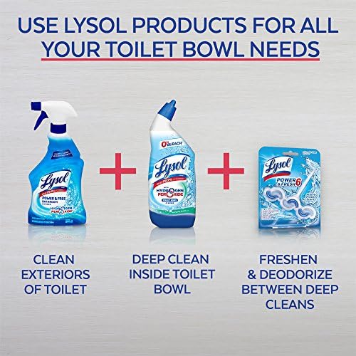 Lysol Bleach Free Toilet Bowl Cleaner 24 oz Pack of 4 1