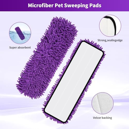 10 Pack Microfiber Mop Pads for Bona Washable Reusable