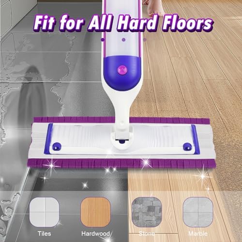 6 Pack Spray Mop Pads for Swiffer Power Mop Refill 1
