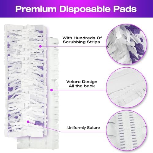 Home Times 10 Reusable Mop Pads for Swiffer Power Mop