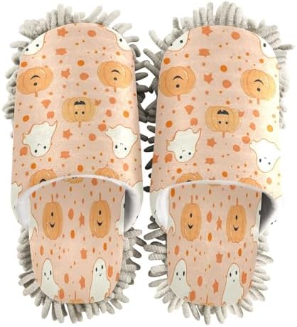 Zhirexin Halloween White Cleaning Slippers
