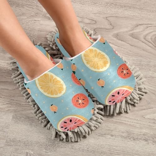 Bulletgxll Mopping Slippers with Microfiber L