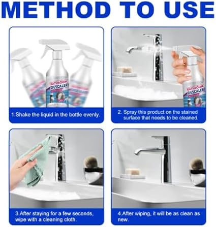 KAWATANI All-Purpose Bathroom Descaler Foam Cleaner 2