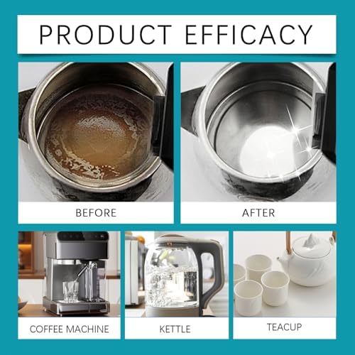 Electric Kettle Descaler - 30g6 Packs Limescale Remover for Home Use