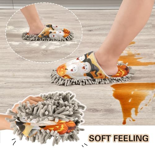 Microfiber Cleaning Slippers for House Floor Use
