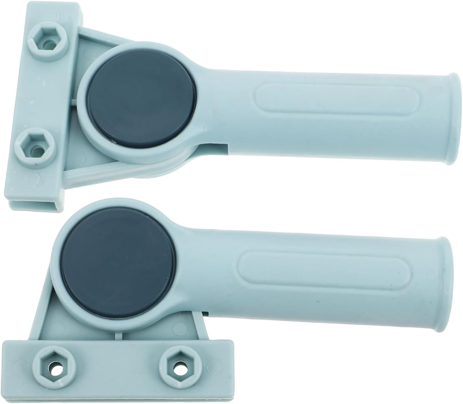 2pcs Rotatable Mop Clamp Handle Replacement Clips for Home Use