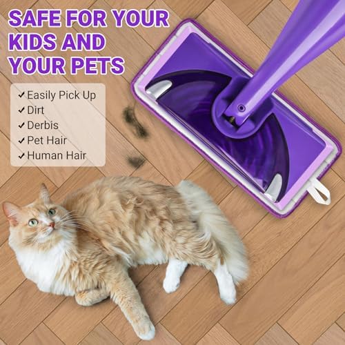 Sealuncle Microfiber Mop Pads 2-Pack Purple 1