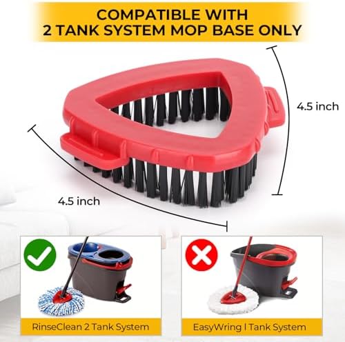 Scrub Brush for O Cedar RinseClean 2 Tank System Replacement