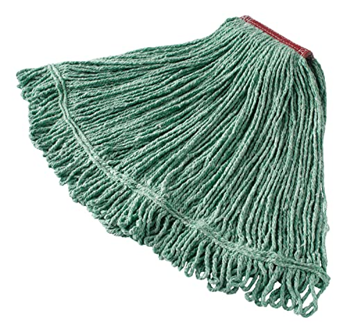 Rubbermaid Commercial Super Stitch Blend Mop Head - Large Green Heavy Duty