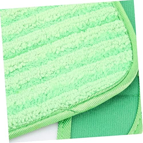 2pcs Reusable Fiber Mop Pads for Hardwood and Smooth Floors