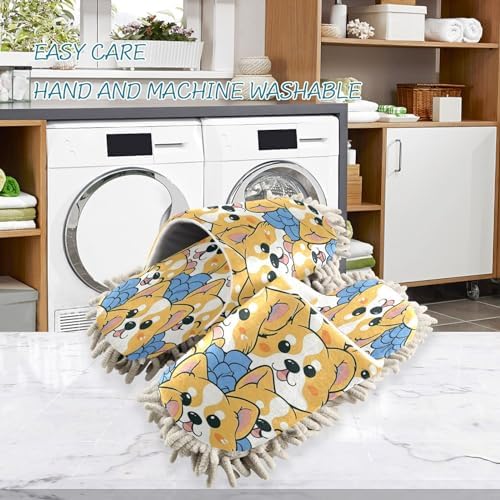 Zhirexin Microfiber Mop Slippers for House Cleaning 1