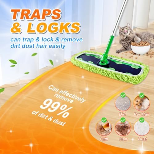 MyKEEPOW Reusable Mop Pads for Swiffer XL 3 Pack