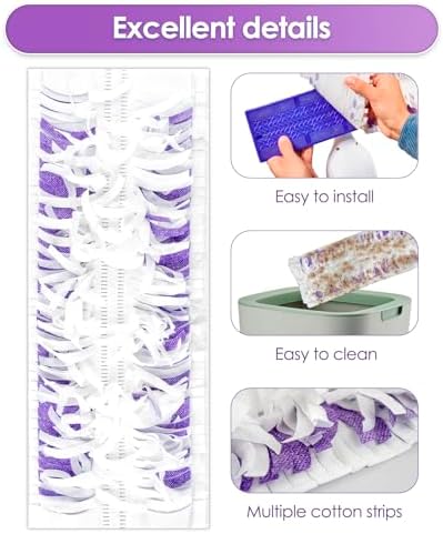 35 Pack BRUVISH PowerMop Pad Refills for All Surfaces