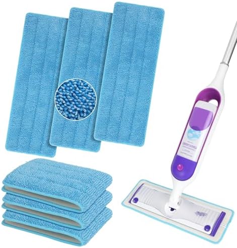Tidy Monster 6-Pack Reusable Microfiber Mop Pads