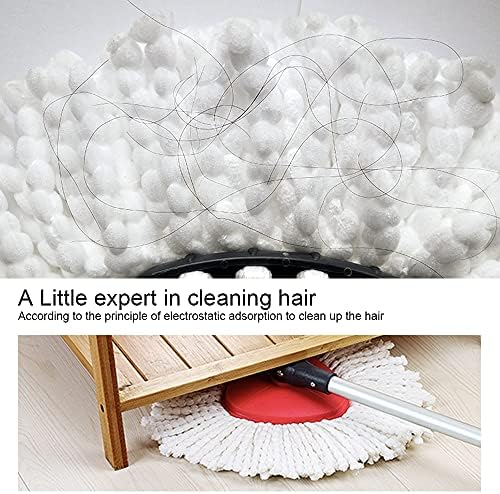 LEIHEFA Microfiber Mop Heads 3 Pack - Universal Fit 360 Rotating Machine Washable