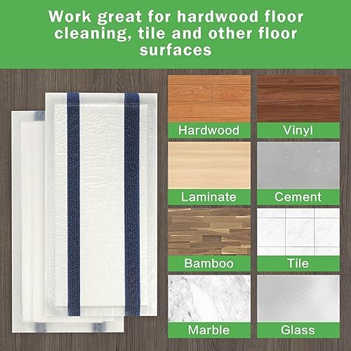 UKEENOR Hardwood Floor Cleaner Spray Mop Pad Refills 32 Count