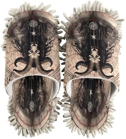 FLildon Microfiber Mop Slippers for Kitchen Floor Cleaning