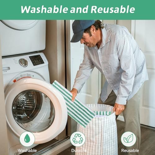 GreeSuit 6 Pack Mop Pad Refills for Libman Wet Dry Mop
