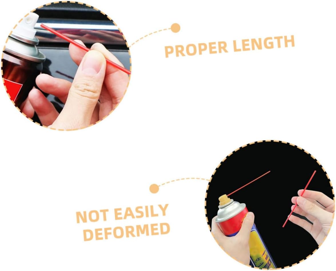 NULYLU 200pcs Rust Remover Spray Tubes with Extension Nozzle