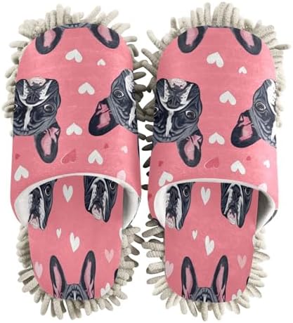 Zhirexin Mop Slippers with Microfiber Padding for Home Cleaning