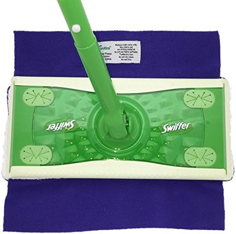 Xanitize Wet Mop Pads 4-Pack - 2 Sided Fleece Terry Cloth