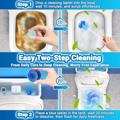 Nunemosk 18 Pack Toilet Bowl Cleaner Tablets 1