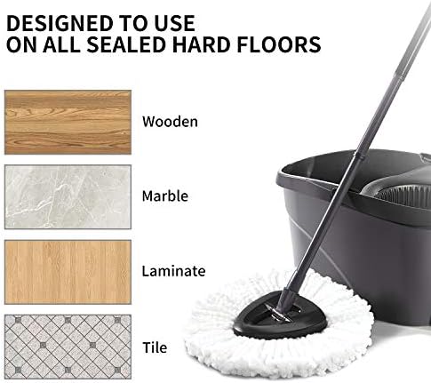 3 Pack DANGSHAN Mop Refills for Spin Mop