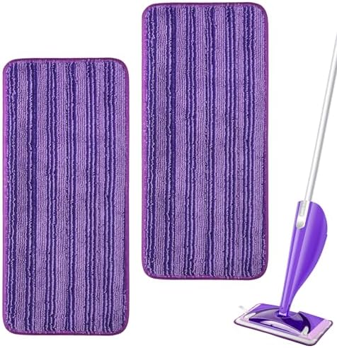 Sealuncle Microfiber Mop Pads 2-Pack Purple 1