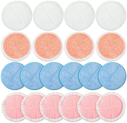 Irenare 20 Pack Electric Mop Pads 728 Inch Reusable