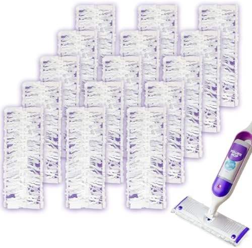 Home Times 15 Replacement Mop Pads for Swiffer Power Mop 1