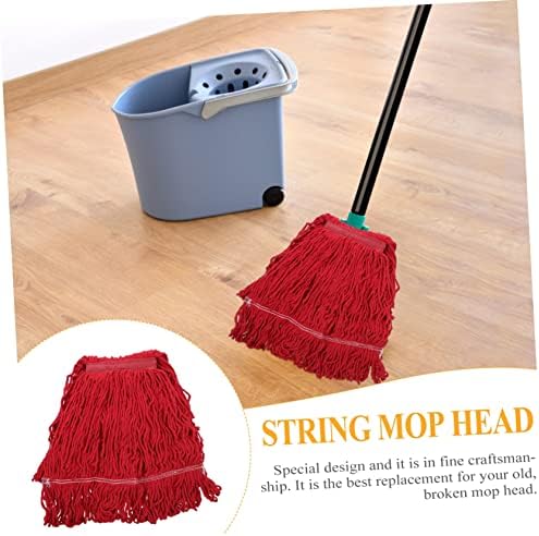 PACKOVE Cotton Yarn Mop Head Replacement Reusable No Lint