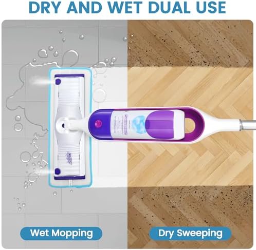 Tidy Monster 6-Pack Reusable Microfiber Mop Pads