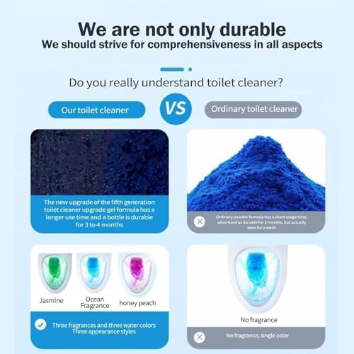Magic Toilet Cleaning Bottle - 1 Pack Green