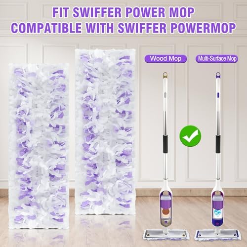 60 Count Swiffer Power Mop Refill Pads - Multi-Surface Cleaning