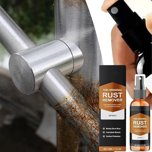 Car Rust Remover Spray 30ml for Metal and Concrete Cleaning