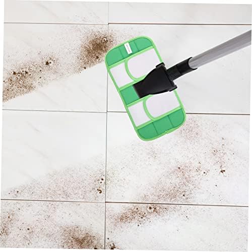 2pcs Reusable Fiber Mop Pads for Hardwood and Smooth Floors