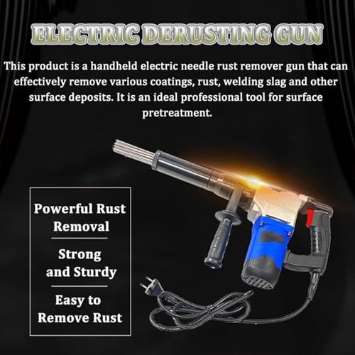 HEAXIY Electric Needle Scaler for Rust and Weld Slag Removal