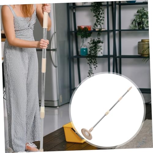 Detachable Rotary Mop Pole with Reinforced Stainless Steel Handle