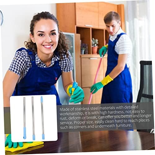Ipetboom 1set Detachable Stainless Steel Mop Rod Replacement