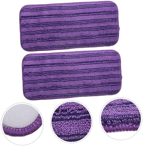 Minkissy 2 Pack Reusable Mop Pads for Efficient Cleaning