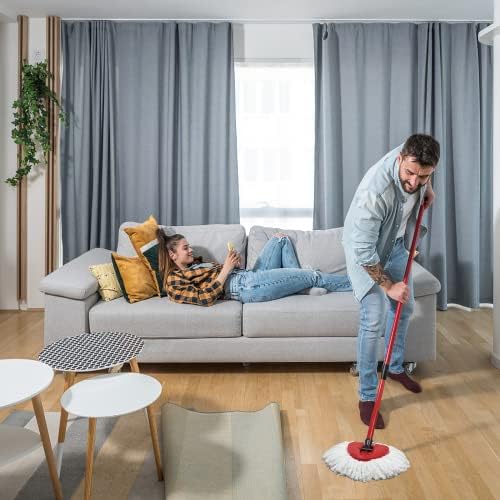 6 Pack Mop Replacement Heads for O-Ceda EasyWrin Spin Mop