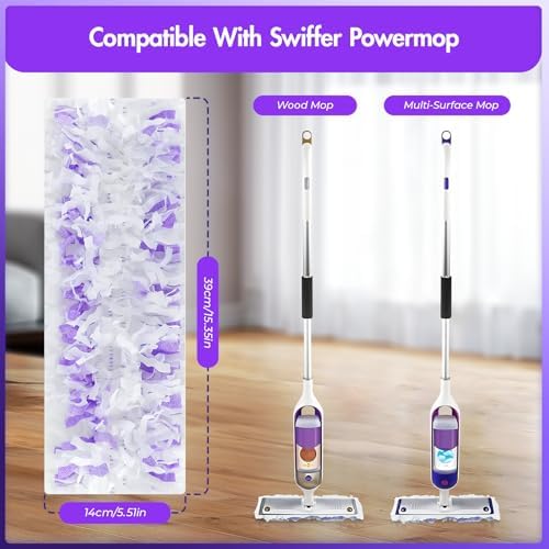 30 Pack Swiffer PowerMop Refill Pads for Multi-Surface Cleaning