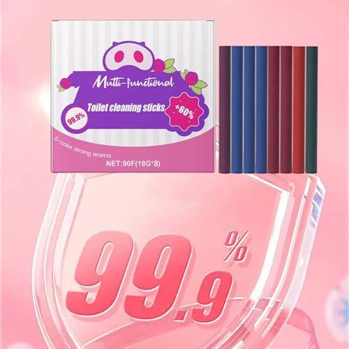 Multi-functional Toilet Cleaning Stick with Fresh Scent 1