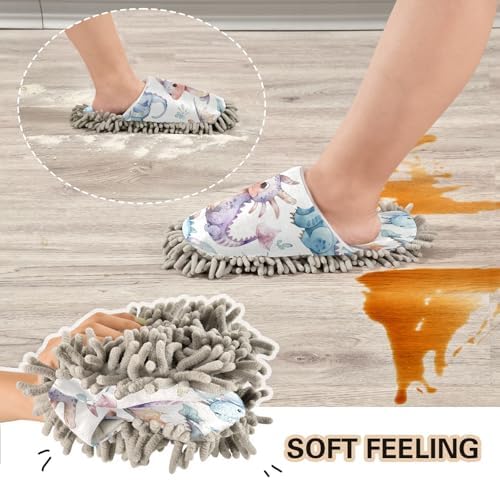 Zhirexin Cute Cartoon Water Dragon Cleaning Slippers