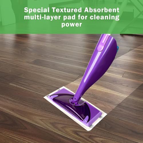 UKEENOR Hardwood Floor Cleaner Spray Mop Pad Refills 32 Count